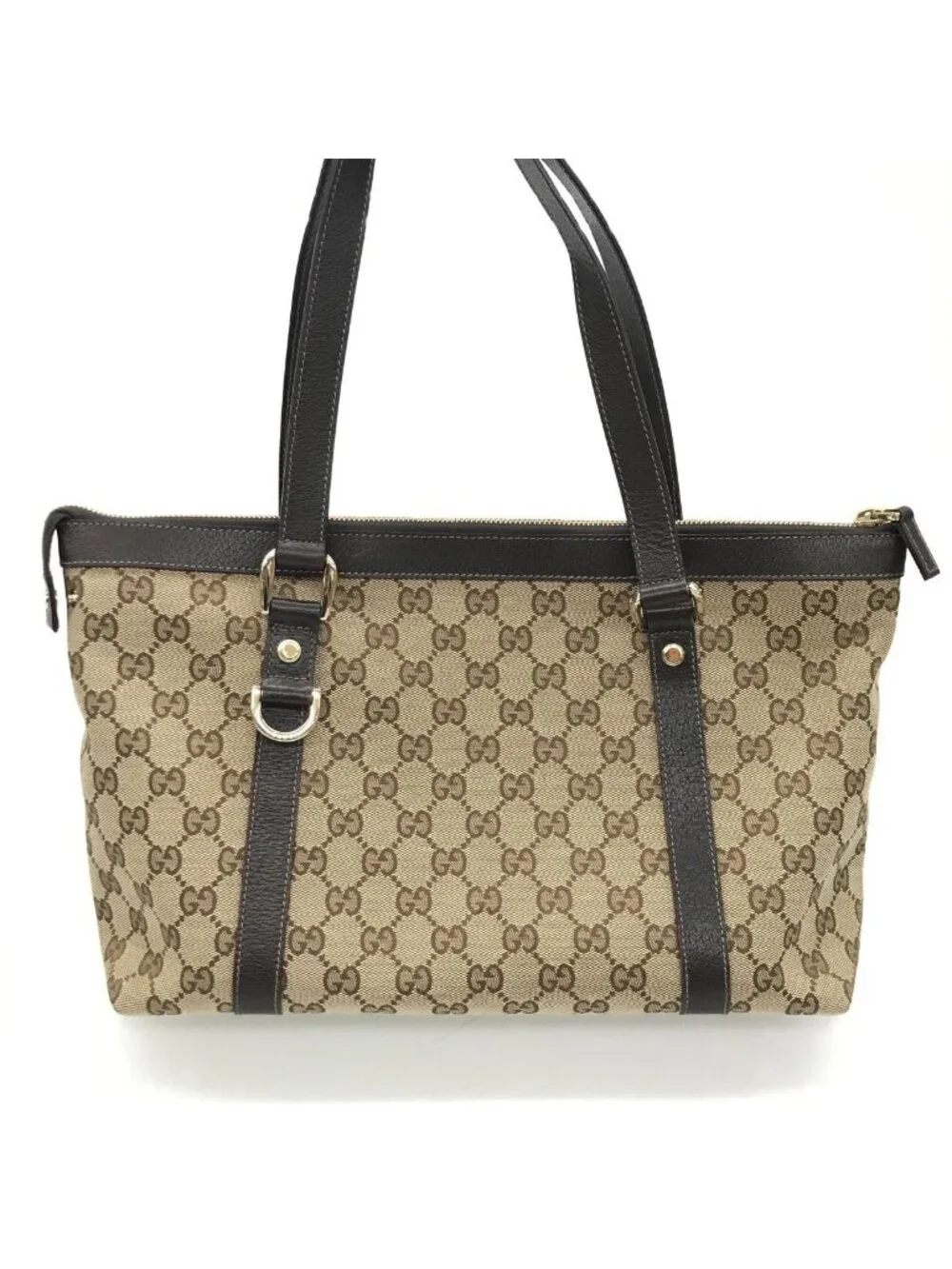 Gucci Tote Bag GG Brown Beige